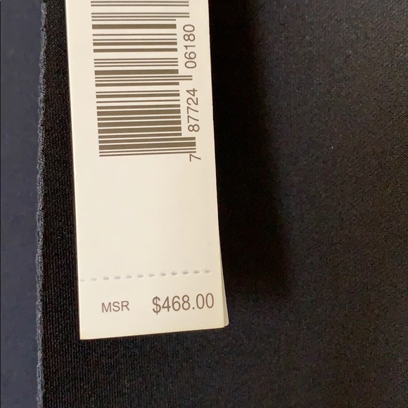 Elie tahari long black/ navy reversible jacket - Picture 3 of 6